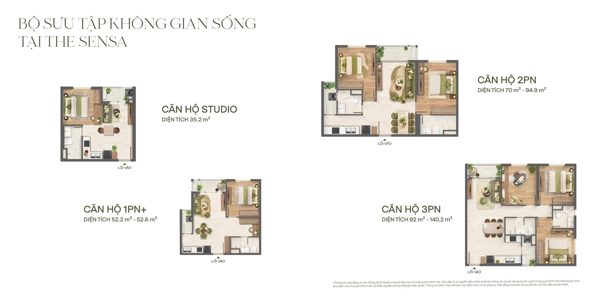 Bộ sưu tập không gian sống tại The Sensa – Imperia Sensa Park